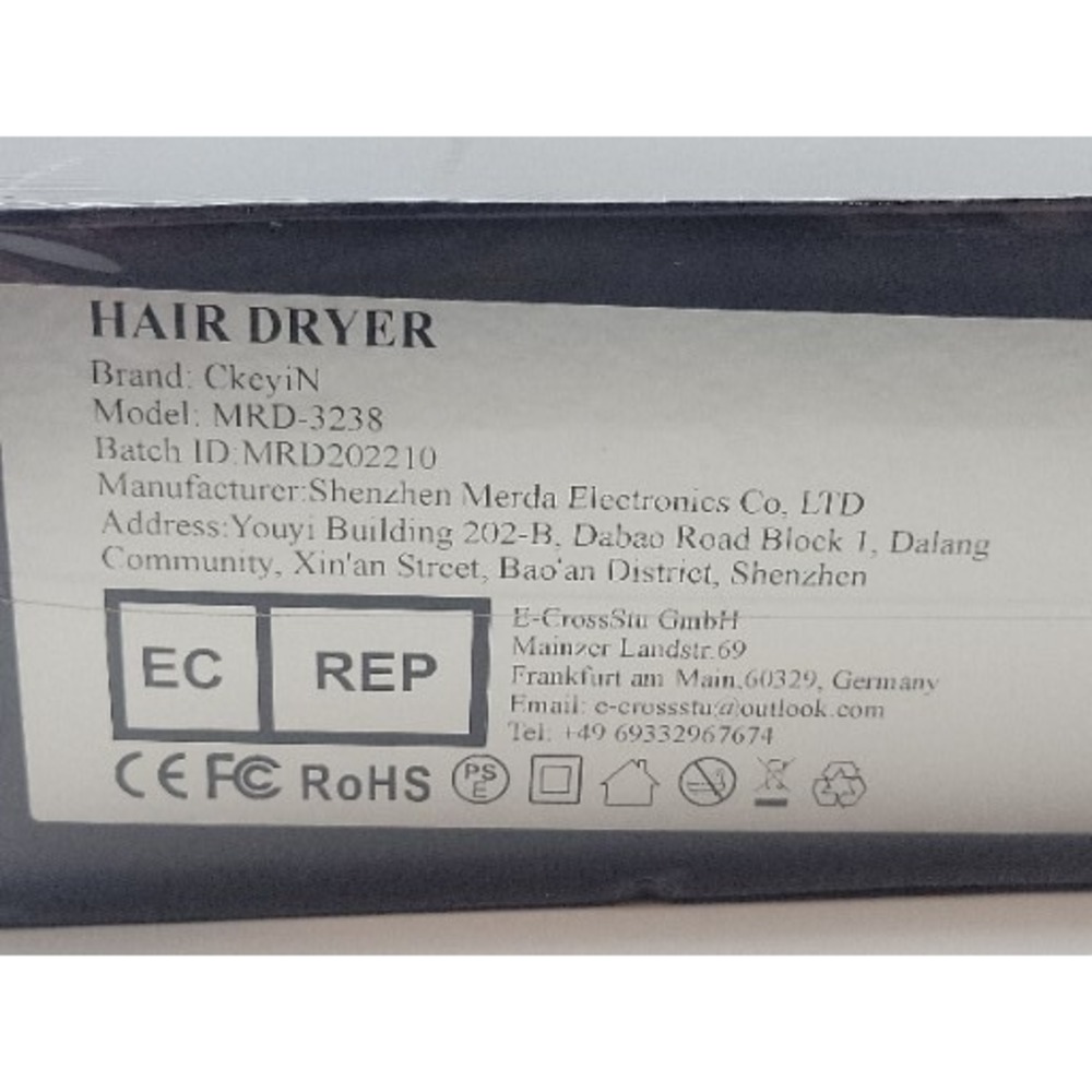 CkeyiN MRD-3238 Hair Dryer